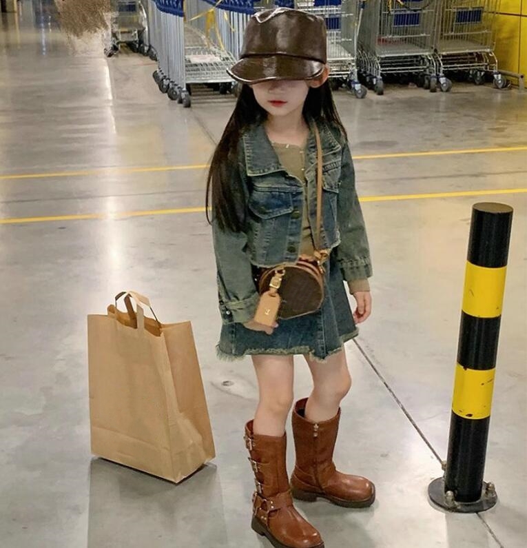 2023★春秋新作★韓国風子供服★トップス+スカート★セットアップ★7-15