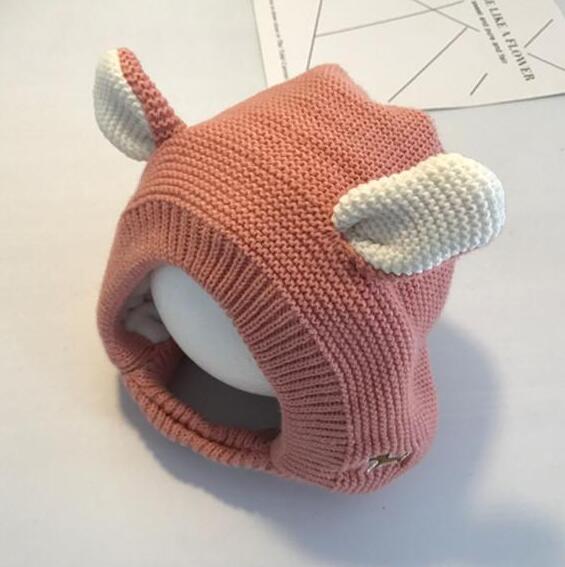 大割引!お買い得!子供用★帽子★ベビー★防寒★耳カバー★ニット帽子★可愛い★2色