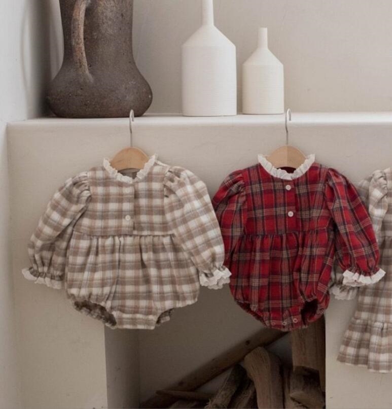 2023★秋冬新作★韓国風ベビー服★ロンパース★裏起毛★2色66-90CM