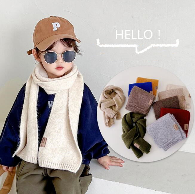 子供用★マフラー★防寒★襟巻き★ネックウォーマー★キッズ★男女兼用★暖かい★8色