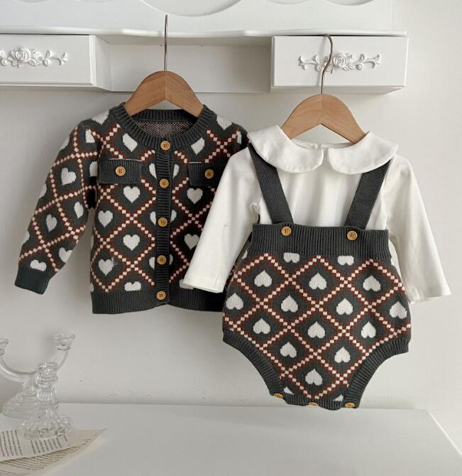2023冬★ベビー服　セーター&ロンパース★66-100★