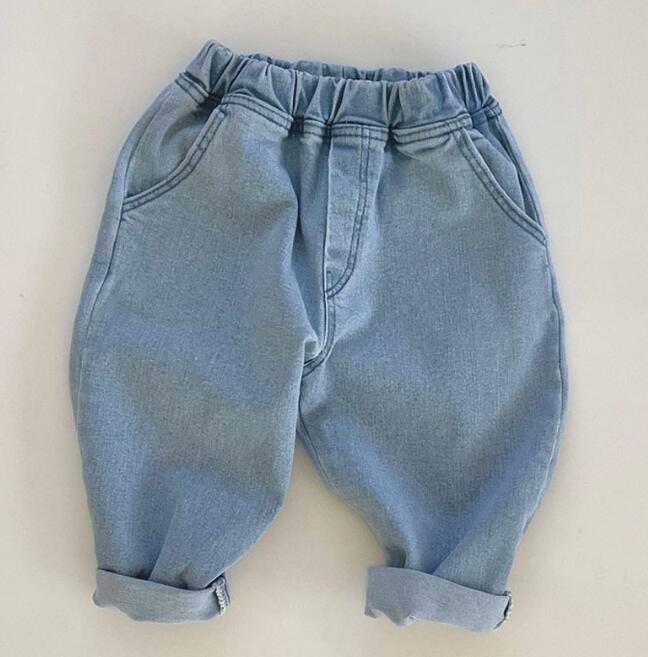 子供服★ズボン★ボトムス★ジーンズ★韓国風子供服★キッズ★男女兼用★2色★73-100CM