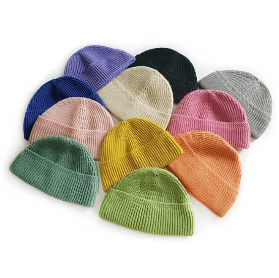 子供用★帽子★キッズ★ニット帽子★韓国★男女兼用★無地★11色