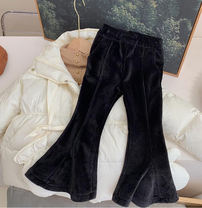 2024★秋冬新作★韓国風子供服★ズボン★裏起毛★コーデュロイ★90-140CM