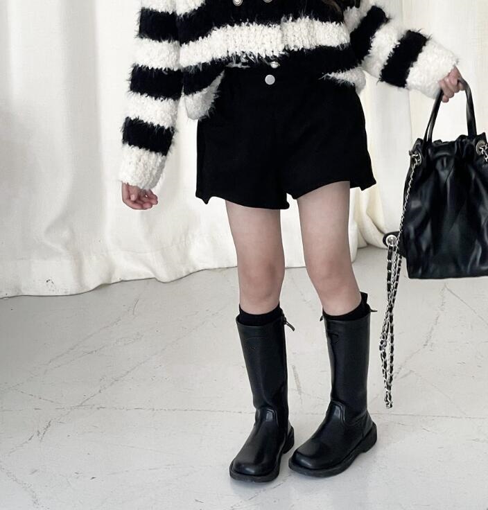 2024★秋冬新作★韓国風子供服★ズボン★裏起毛★90-140CM