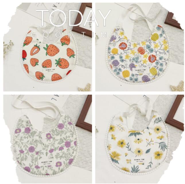 よだれかけ★子供用★涎掛け★ベビー向け★赤ちゃん用★可愛い★花柄★6色