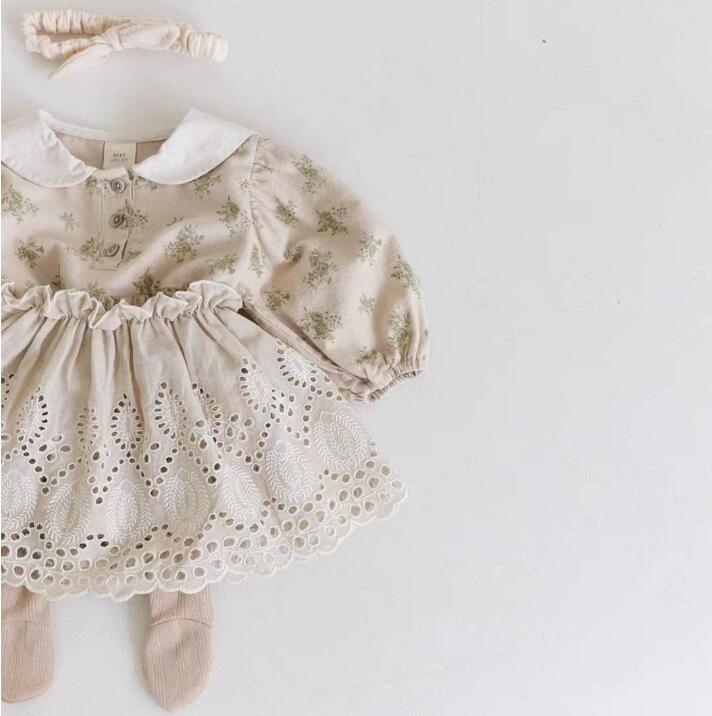 2024新型★ベビー服　花柄スカート★S/L★2色