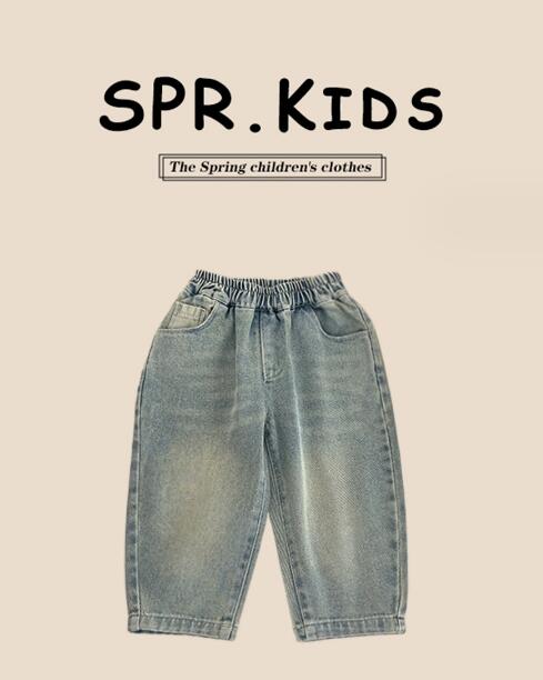 「2024」子供服★ボトムス★ズボン★ジーンズ★韓国風子供服★デニム★キッズ★90-140CM