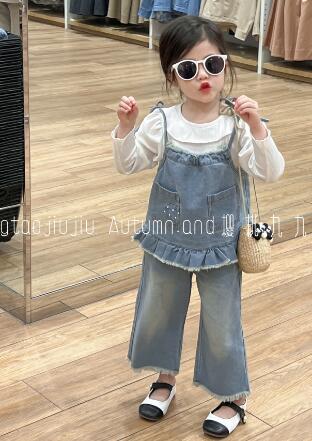 2024春★子供服 　トップス&デニムセット分けて販売★80-130cm★