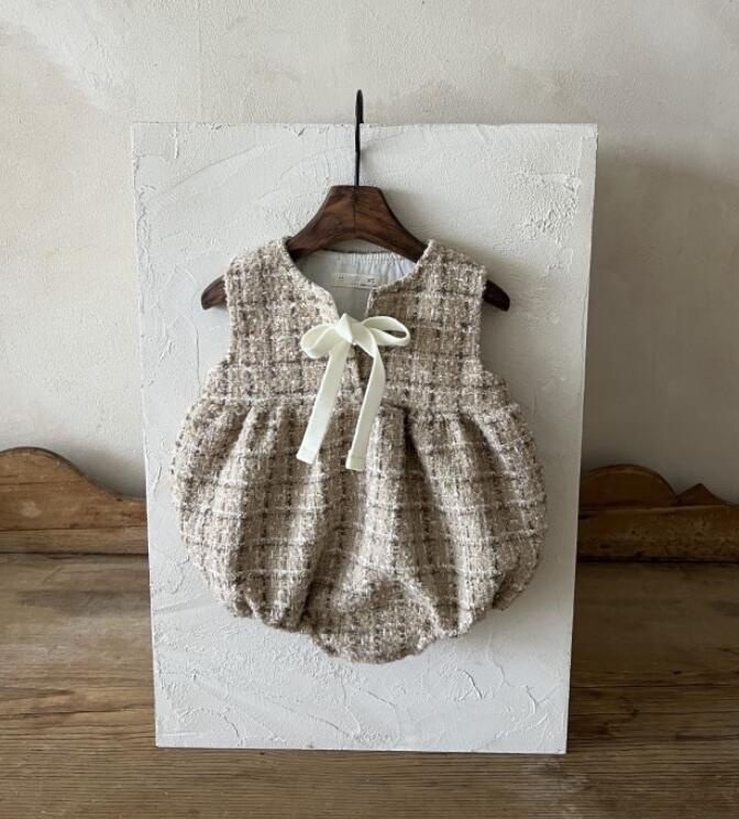 2024★秋冬新作★韓国風子供服★ロンパース★裏起毛★66-90CM