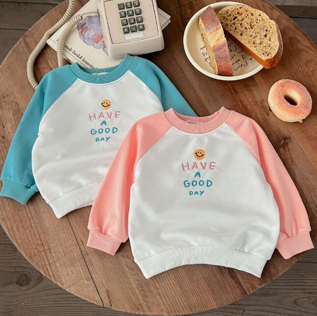 「2月末入荷」子供服★トップス★パーカー★長袖★韓国風子供服★キッズ★2色★80-130CM