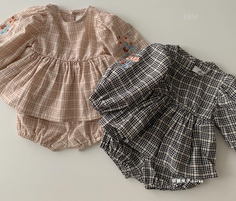 2024★春秋新作★韓国風子供服★トップス+ズボン2セット★2色66-100CM