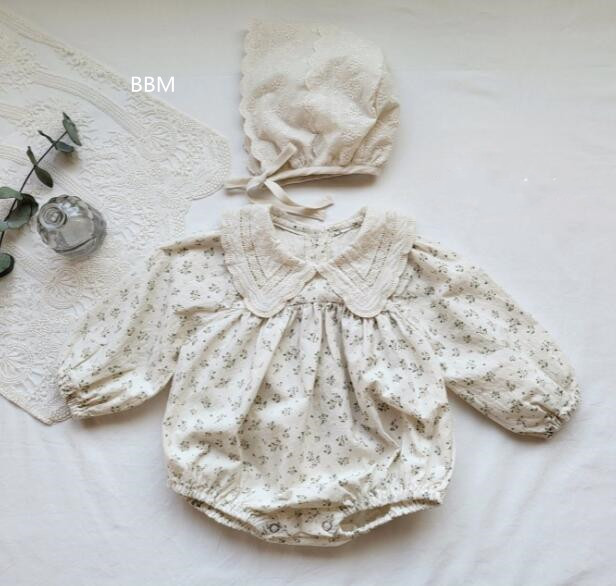 2024★春秋新作★韓国風子供服★ロンパース★帽子がない★66-90CM