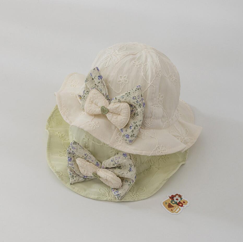 子供用★帽子★バケットハット★ベビー★蝶結び★可愛い★4色