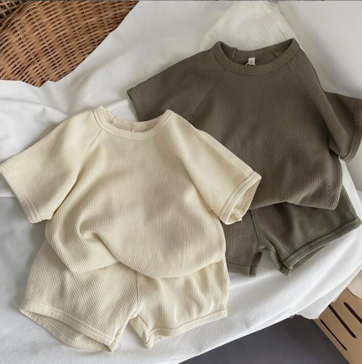 2024★春夏新作★韓国風子供服★トップス+ズボン2セット★2色80-130CM