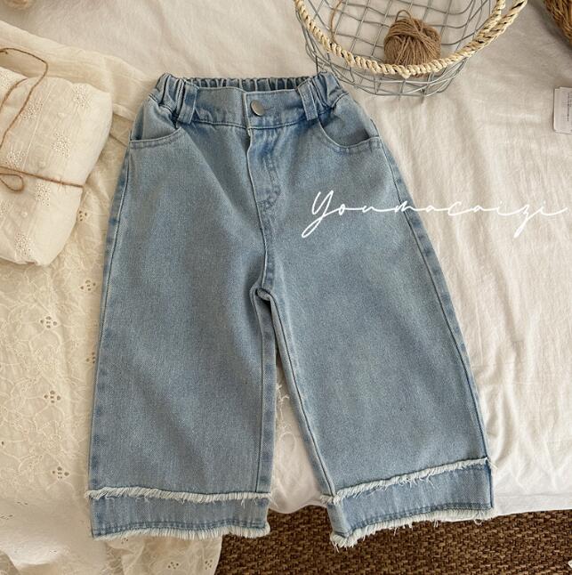 「2024」子供服★ズボン★デニム★ジーンズ★韓国風子供服★キッズ★80-130CM