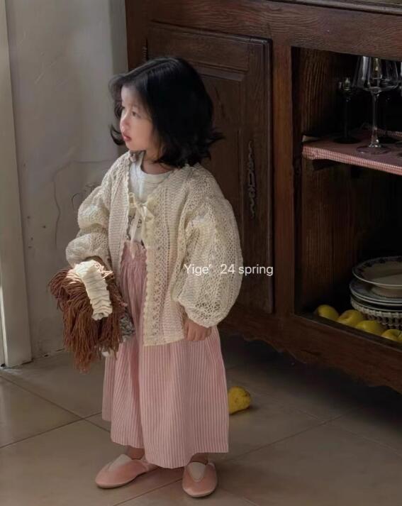 2024年★子供服  トップス&吊りズボン&カーディガン分けて販売★90-130cm★