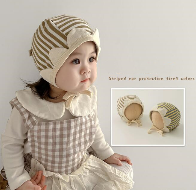 「2024」子供用★帽子★キャップ★耳カバー★ベビー★可愛い★4色
