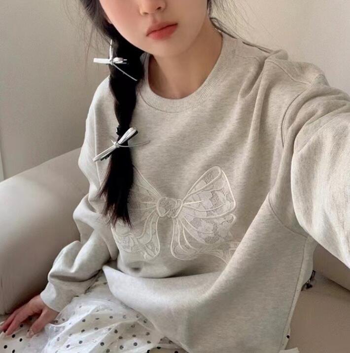 2024春新型★レディース服　刺繍トップス★