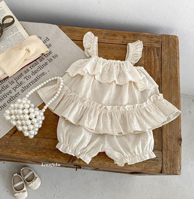 2024新型★ベビー服　トップス+ズボン　セット★66-100★