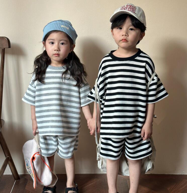 2024★春夏新作★韓国風子供服★トップス+ズボン2セット★2色80-150CM