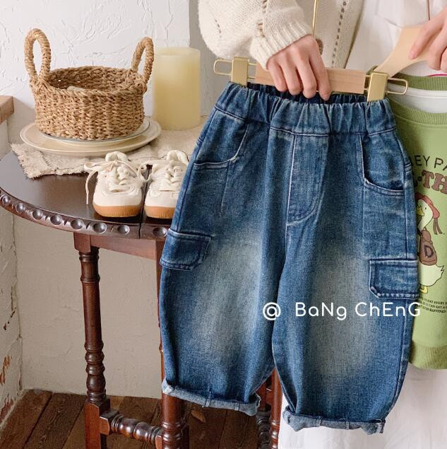 「2024」子供服★ズボン★ジーンズ★ボトムス★キッズ★男女兼用★90-140CM