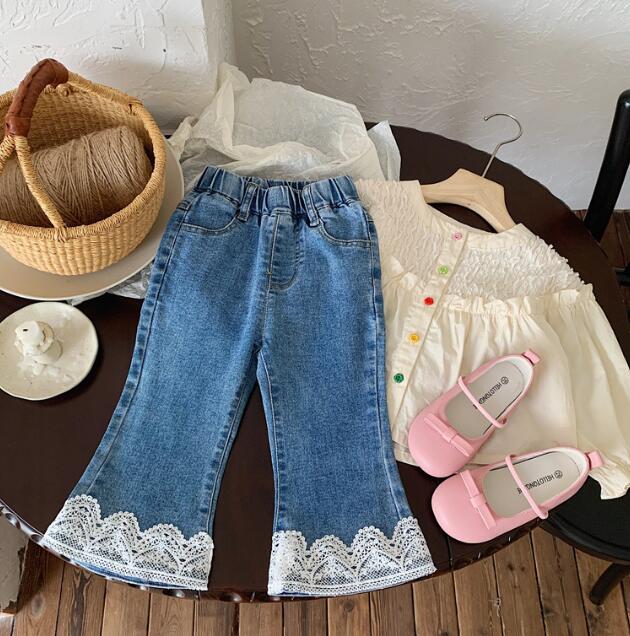 「2024」子供服★ボトムス★ズボン★ジーンズ★キッズ女の子★90-130CM