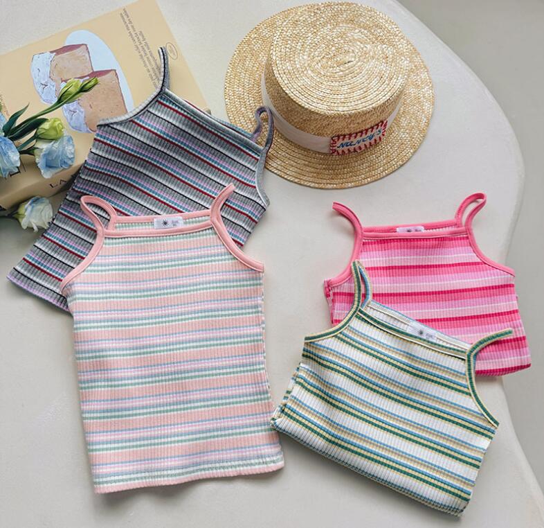 2024★春夏新作★韓国風子供服★キャミソール★4色90-140CM