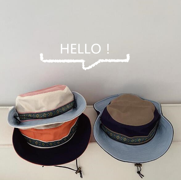 「2024」子供用/大人用★帽子★キッズ★バケットハット★日焼け防止★親子★3色