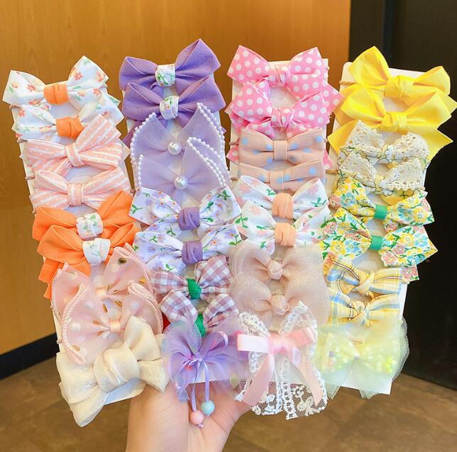 髪飾り★まとめ髪用★ヘアアクセサリー★子供用★ヘアゴム★10枚入り★可愛い