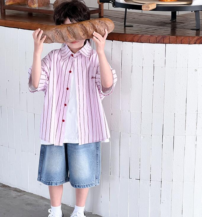 2024新品★子供服　シャツ　トップス★100-160cm