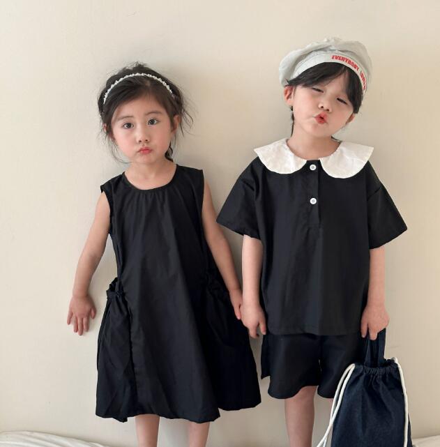 「2024」子供服★トップス+パンツ★ワンピース★キッズ★韓国風子供服★2色★80-150CM