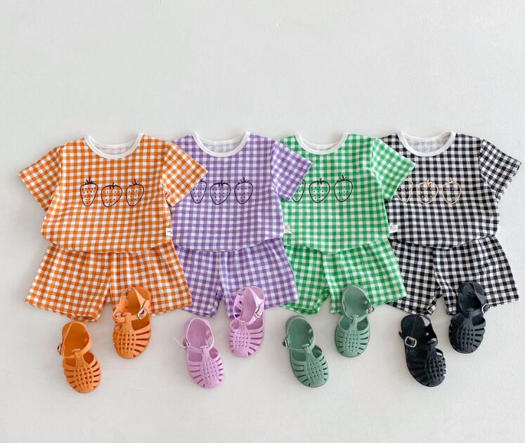 2024新型★ベビー服　トップス+ズボン　セット★66-100★4色