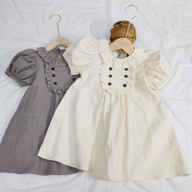 子供服★ワンピース★韓国子供服★キッズ女の子★半袖★2色★70-120CM