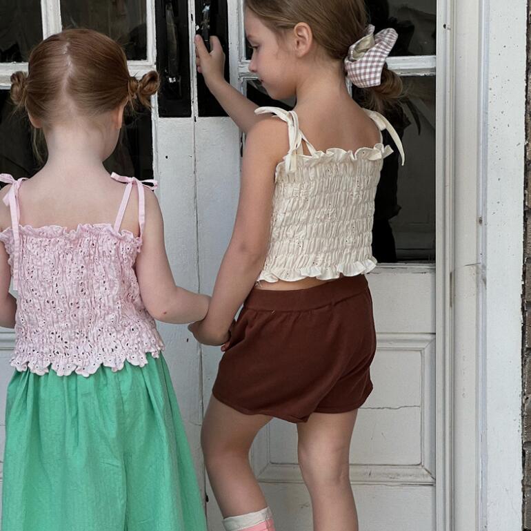 2024★春夏新作★韓国風子供服★キャミソール★2色90-150CM　20営業日発送