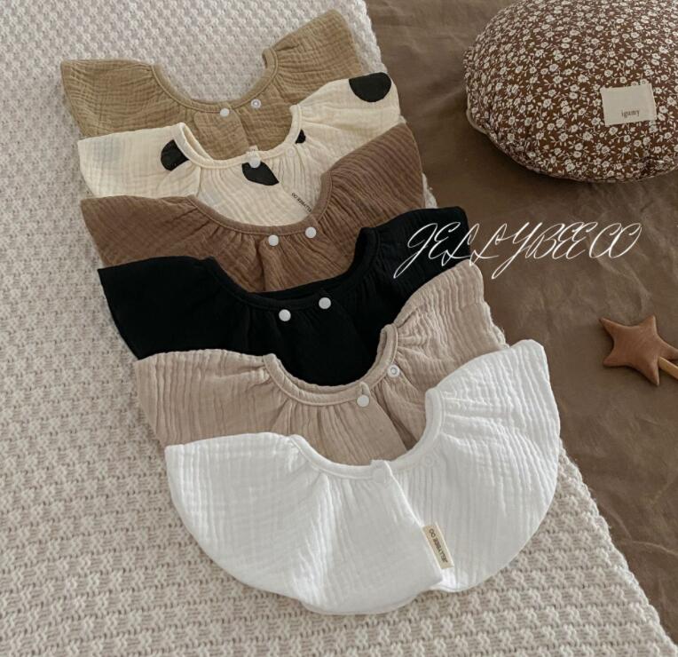 新登場★ベビー涎掛け★棉質　6種★食事用★