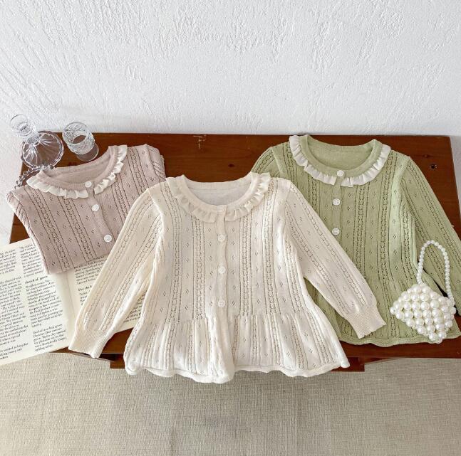 「2024」子供服★トップス★ニット★韓国風子供服★ベビー★3色★66-100CM