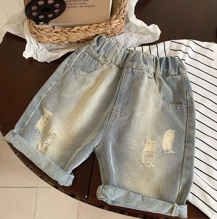 「2024」子供服★ボトムス★ハーフパンツ★デニム★ジーンズ★キッズ★90-140CM