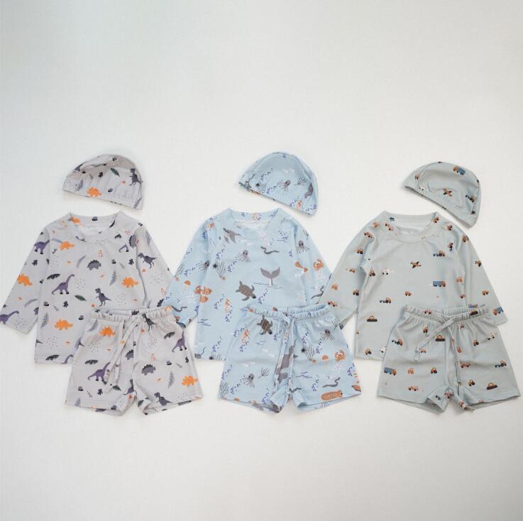 2024★夏新作★韓国風子供服★水着★3色80-130CM