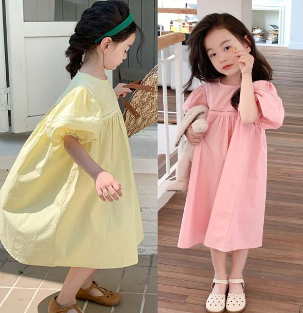 2024年新★子供服　ワンピース★タグ7-15★2色
