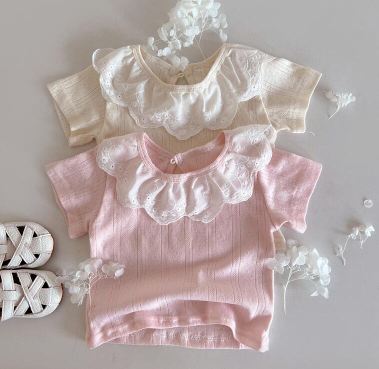 2024夏新型★ベビー服　トップス★66-100★2色