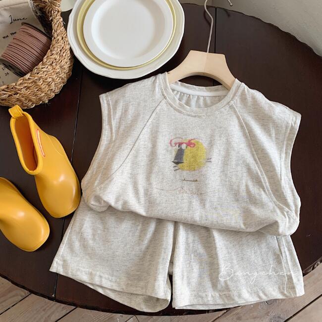 「2024」子供服★トップス+パンツ★セットアップ★韓国風子供服★キッズ★90-140CM