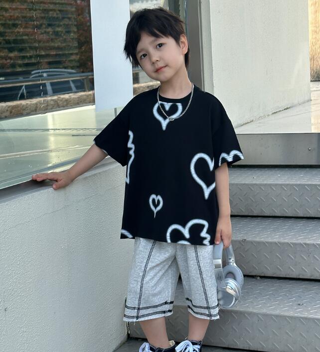 2024★夏新作★韓国風子供服★Tシャツ★2色90-140CM