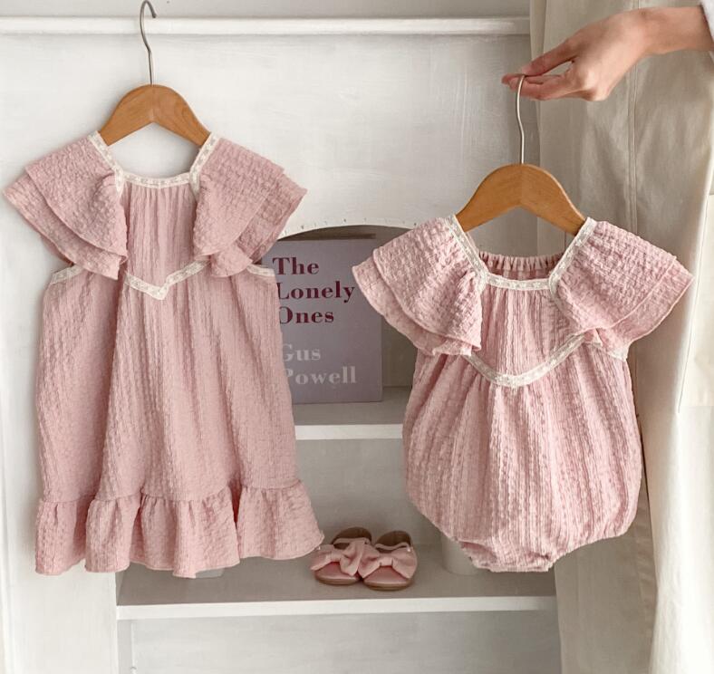 2024★夏新作★韓国風子供服★ロンパース★ワンピース★66-90CM/73-120CM