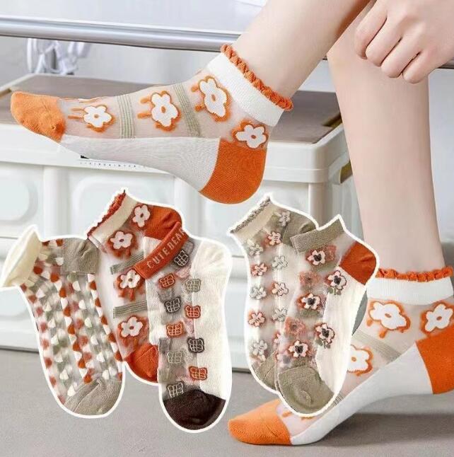 靴下★レディース★ソックス★大人用★女性用靴下★薄手★可愛い★多色