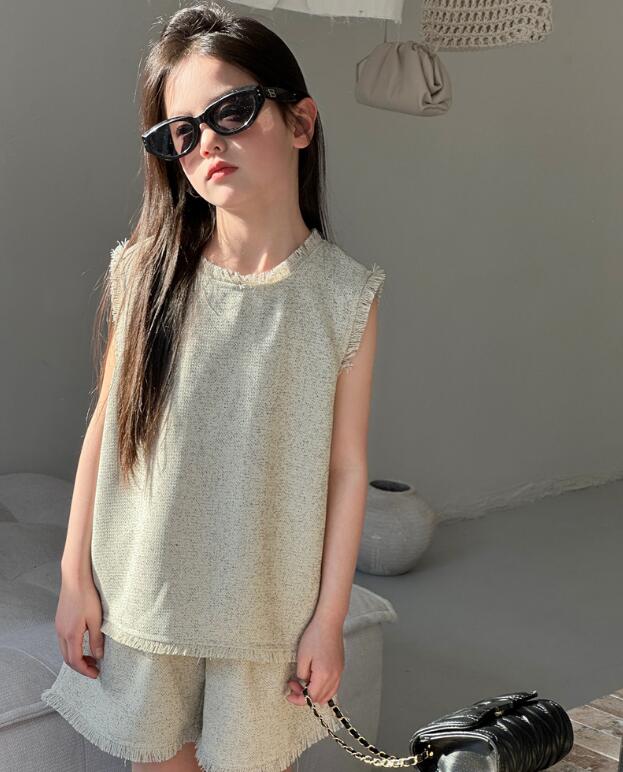 2024★夏新作★韓国風子供服★トップス+ズボン★90-130CM