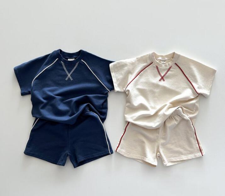 2024夏★子供服　トップス+ズボン　セット　80-130cm★2色
