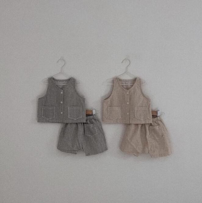 2024★夏新作★韓国風子供服★トップス+ズボン★2色73-100CM