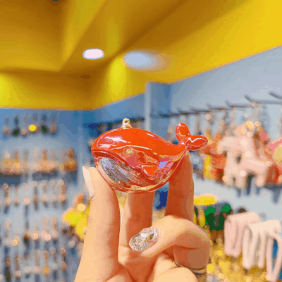 春夏 キーホルダー スマホ小物 ペンダント 携帯ストラップ 掛け飾り 海洋系 鈴 アクリル クジラ鯨