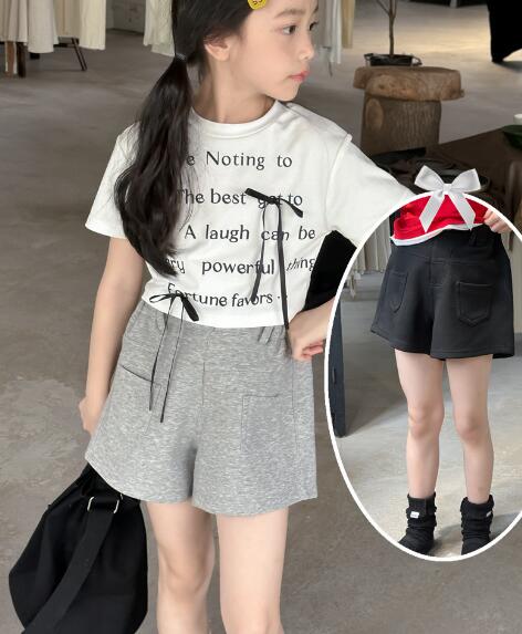 2024夏新品★子供服　ショートズボン★100-160cm　2色